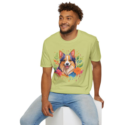 Dog Shirt Unisex Animal Tee Softstyle Gildan 64000 Cotton Tee
