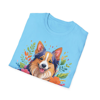 Dog Shirt Unisex Animal Tee Softstyle Gildan 64000 Cotton Tee