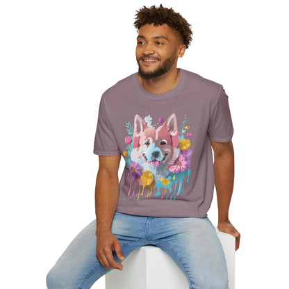 Dog Shirt Unisex Tee Softstyle Cotton Comfort for Animal Lovers