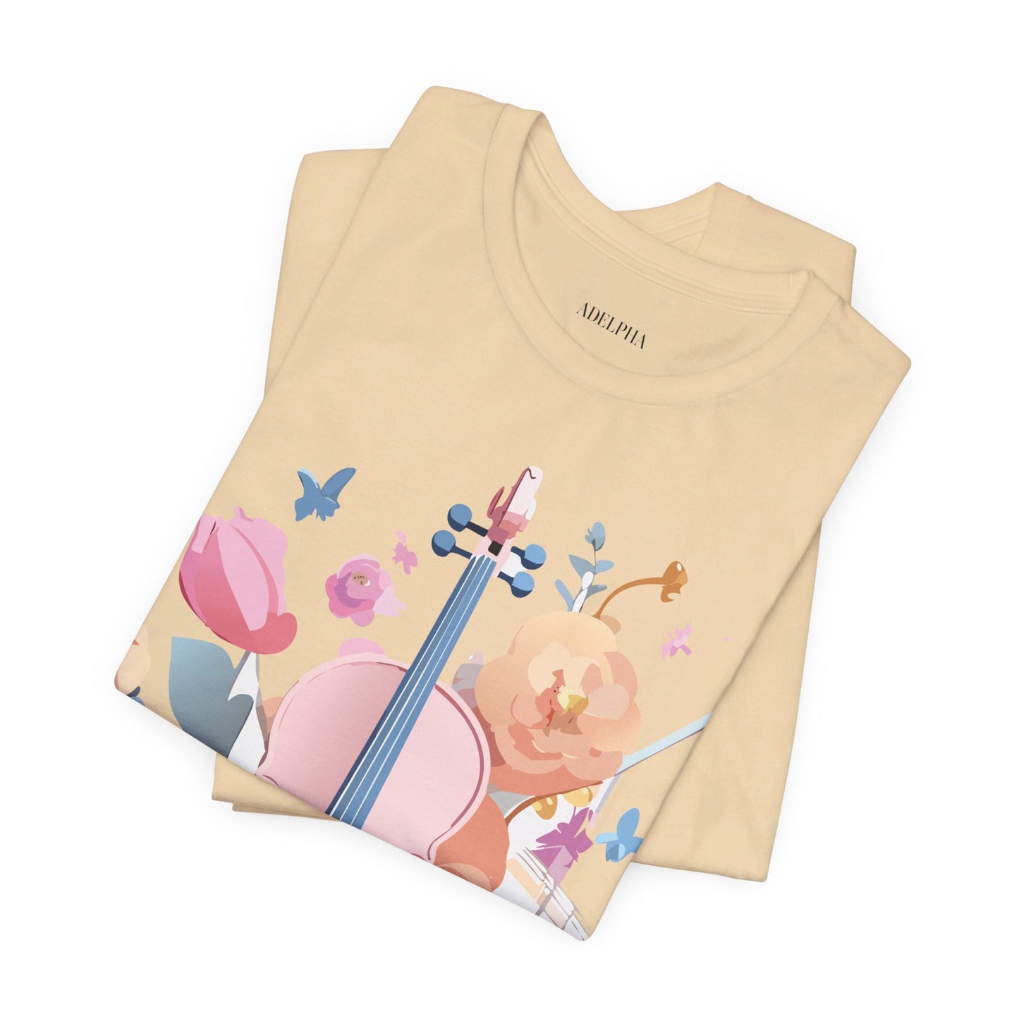 T-shirt en coton naturel - Collection Musique