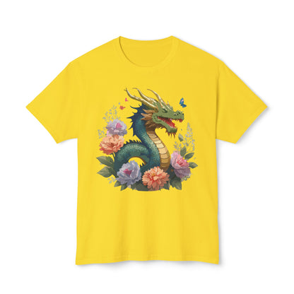 Dragon Art Print T Shirt Unisex HD Cotton Made In USA Full Color
