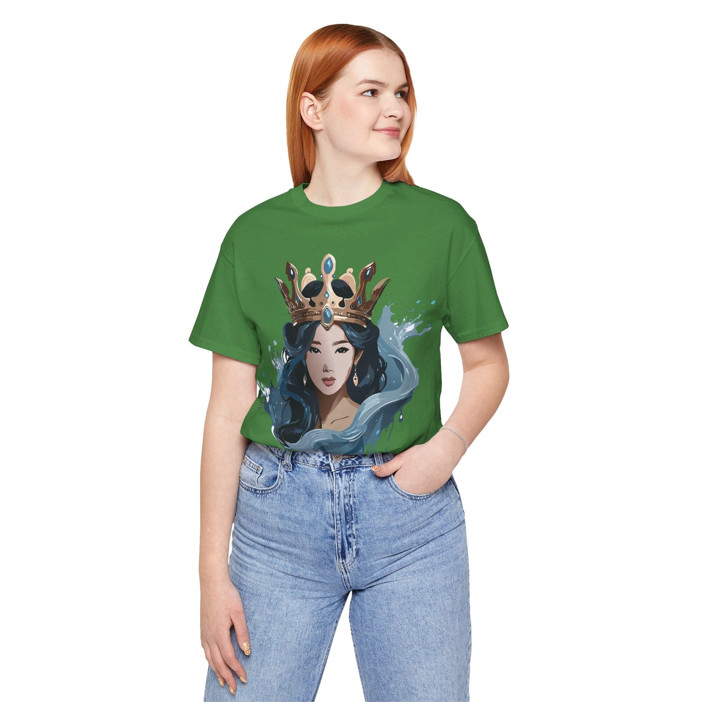 T-Shirt aus natürlicher Baumwolle – Queen Collection