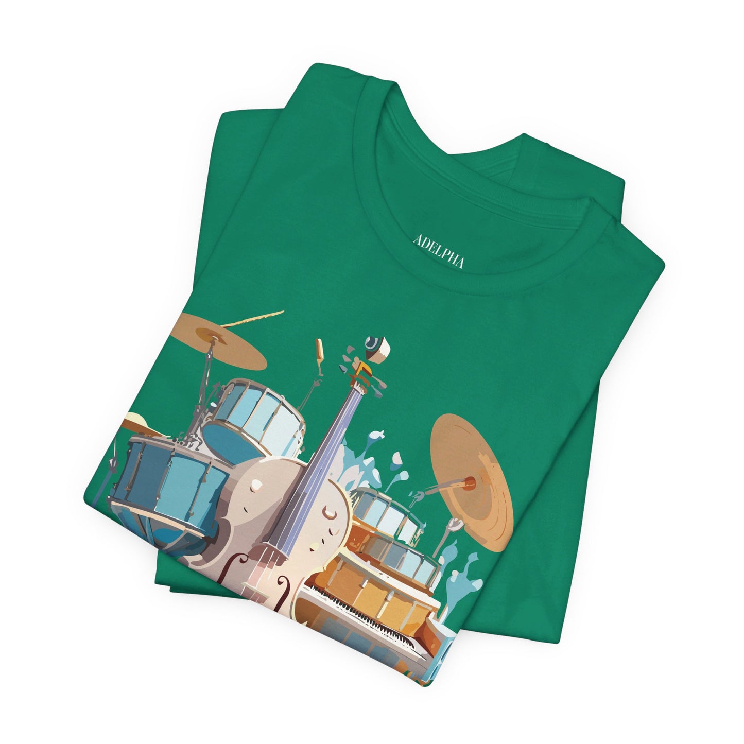 Natural Cotton Tee Shirt - Music Collection