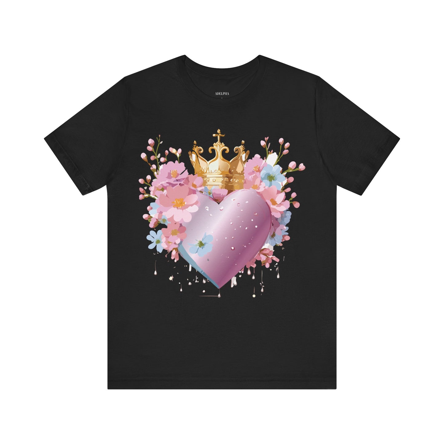 T-Shirt aus natürlicher Baumwolle – Love Story Collection