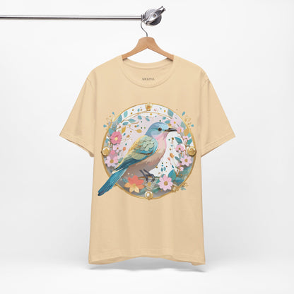 Natural Cotton Tee Shirt - Medallion Collection Printify