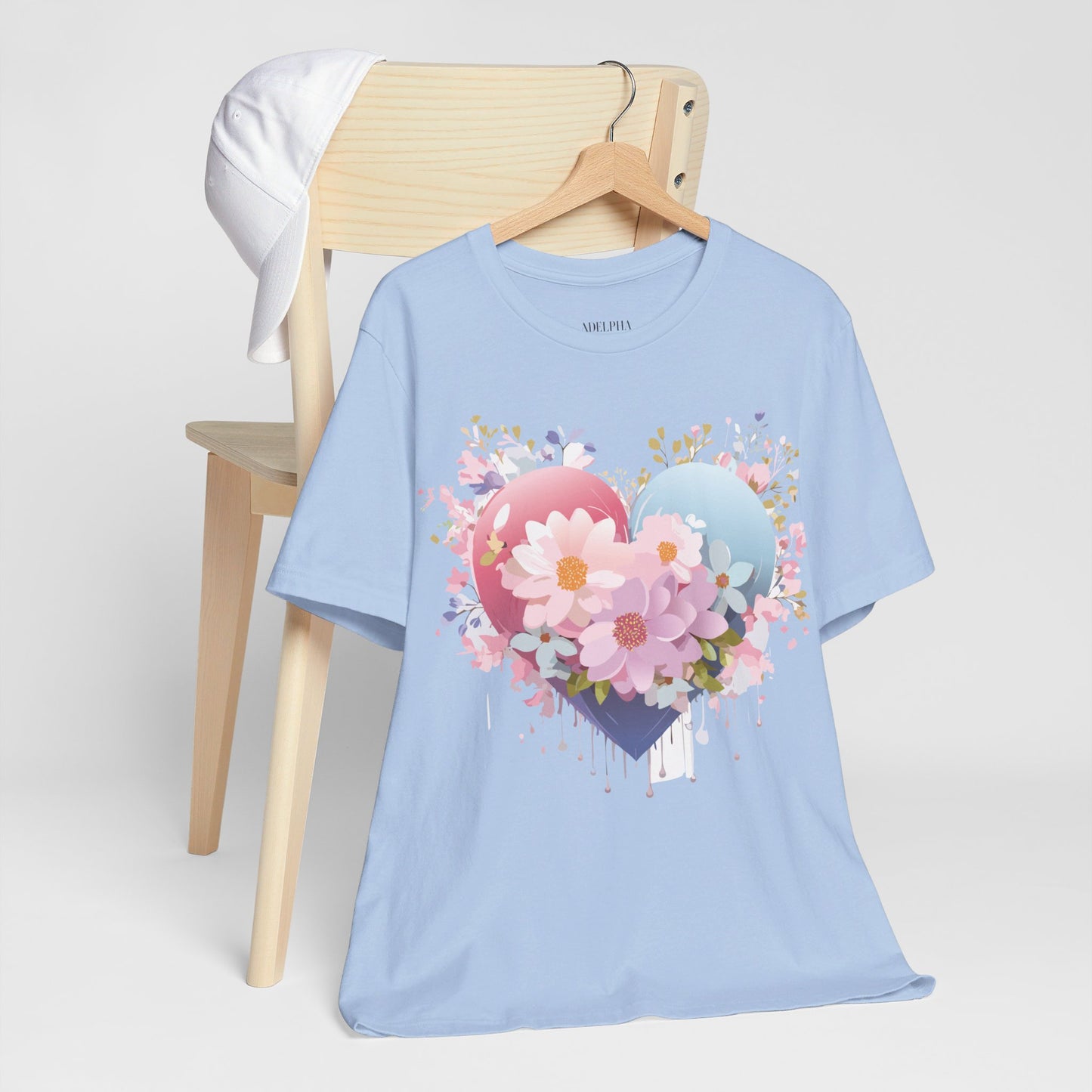 Natural Cotton Tee Shirt - Love story Collection