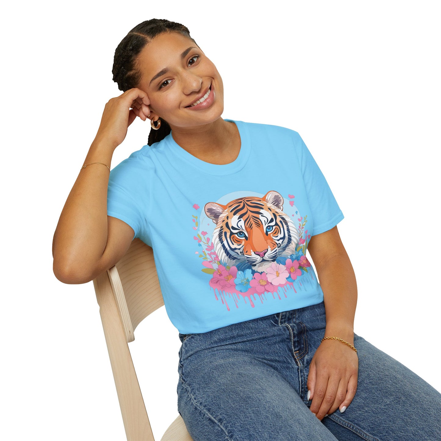 Tiger Shirt, Shirt with Tiger, Animal Tee, Shirt with Animals