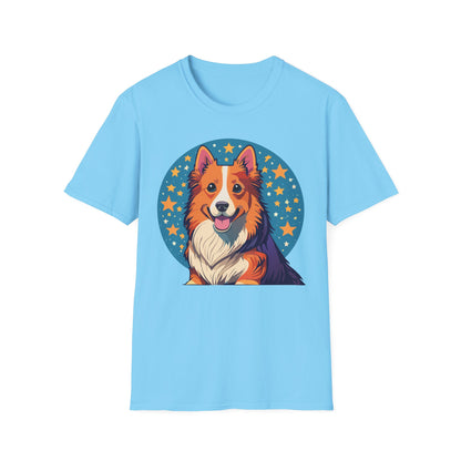 Unisex Dog Shirt Animal Print Tee Gildan Softstyle 64000 Tee