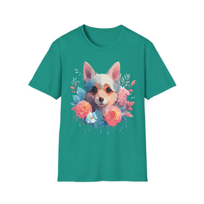 Dog Shirt Unisex Animal Print Tee With Cute Dog Designs And Comfort