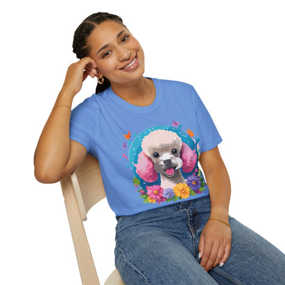 Dog Shirt With Animals Unisex Softstyle Tee 100 Percent Cotton Gildan 64000