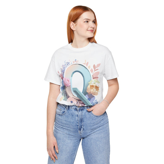 Letter Shirt, Letter Q Shirt - ADELPHA
