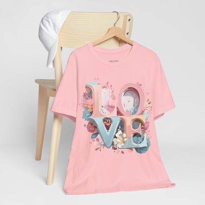 Natural Cotton Tee Shirt - Love story Collection Printify