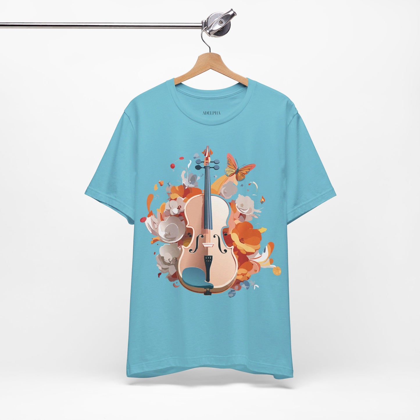 T-Shirt aus natürlicher Baumwolle – Musikkollektion