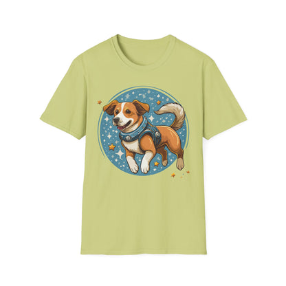 Unisex Dog And Animal Print Shirt Gildan Softstyle 64000 Tee