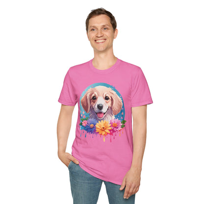 Unisex Dog Shirt Animal Tee Gildan Softstyle 64000 100 Percent Cotton