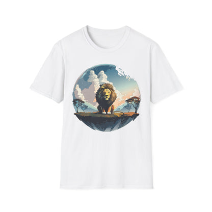 Lion Shirt Unisex Animal Tee Gildan Softstyle 64000 One Hundred Percent Cotton