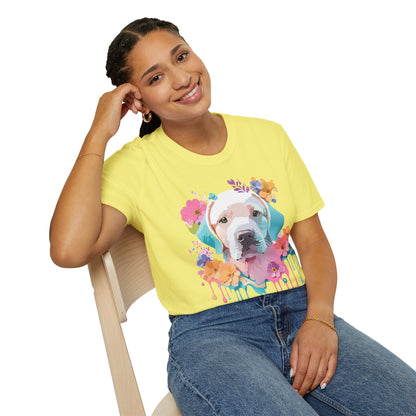 Dog Shirt Unisex Animal Tee Softstyle Gildan 64000 Short Sleeve Tee