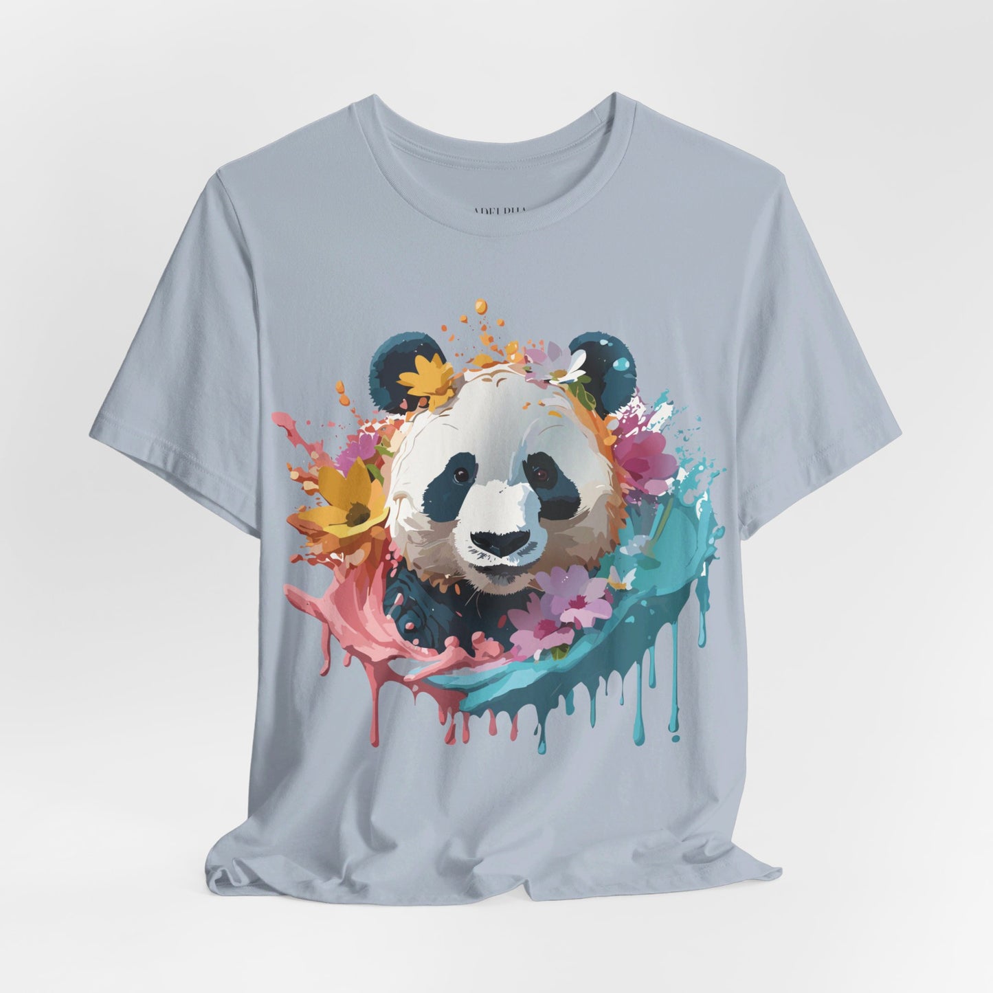 T-Shirt aus natürlicher Baumwolle mit Panda