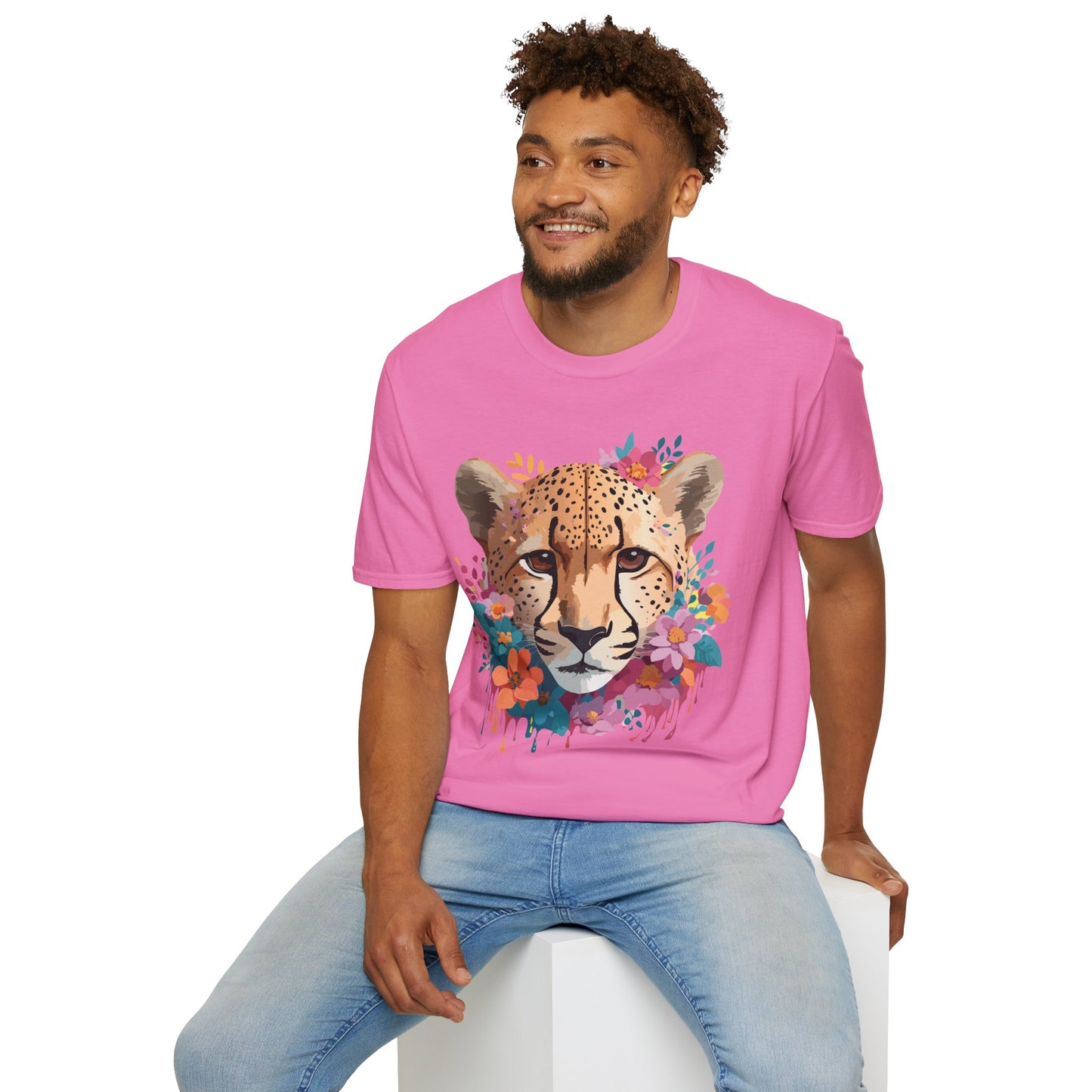 Cheetah Shirt, Shirt with Cheetah, Cheetah Tee, Shirt with Animals