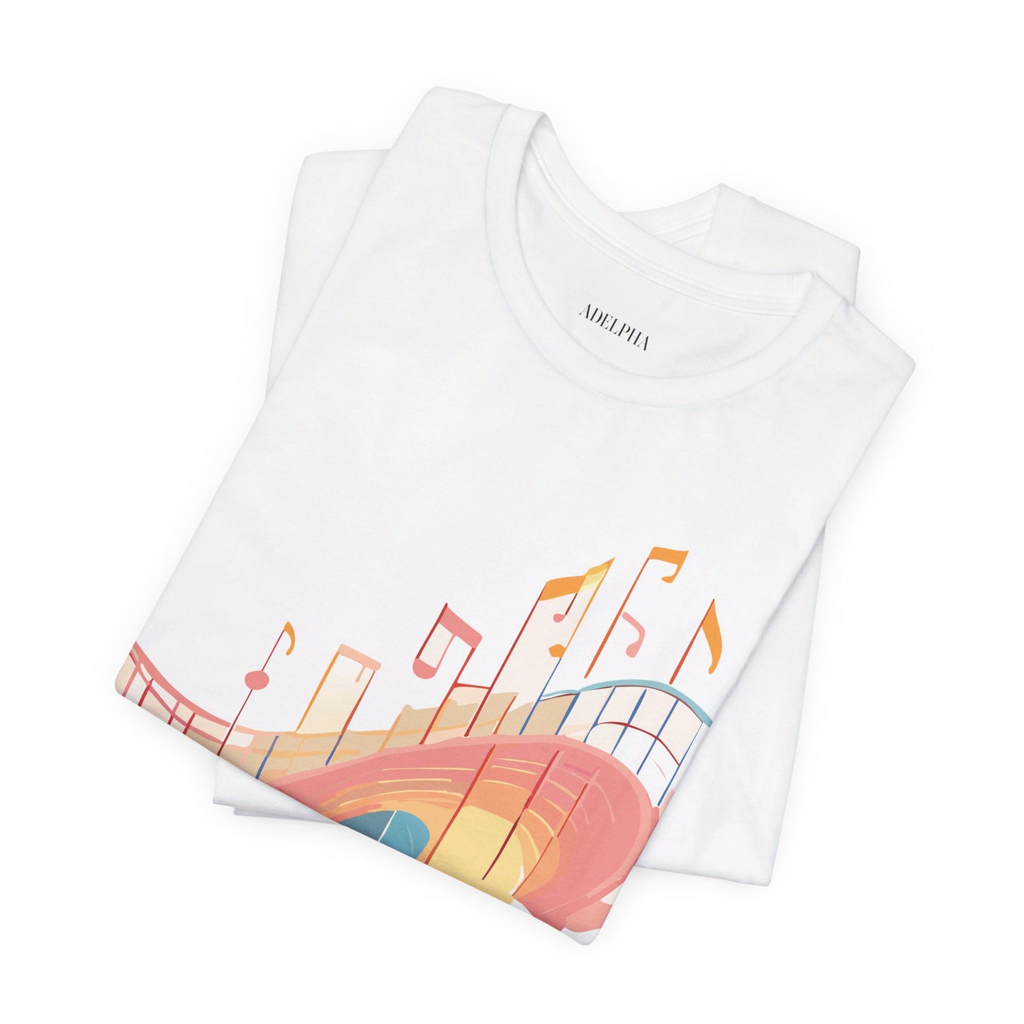 Natural Cotton Tee Shirt - Music collection