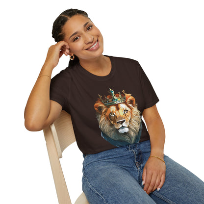 Lion Shirt Unisex Softstyle Tee Gildan 64000 100 Percent Ring Spun Cotton
