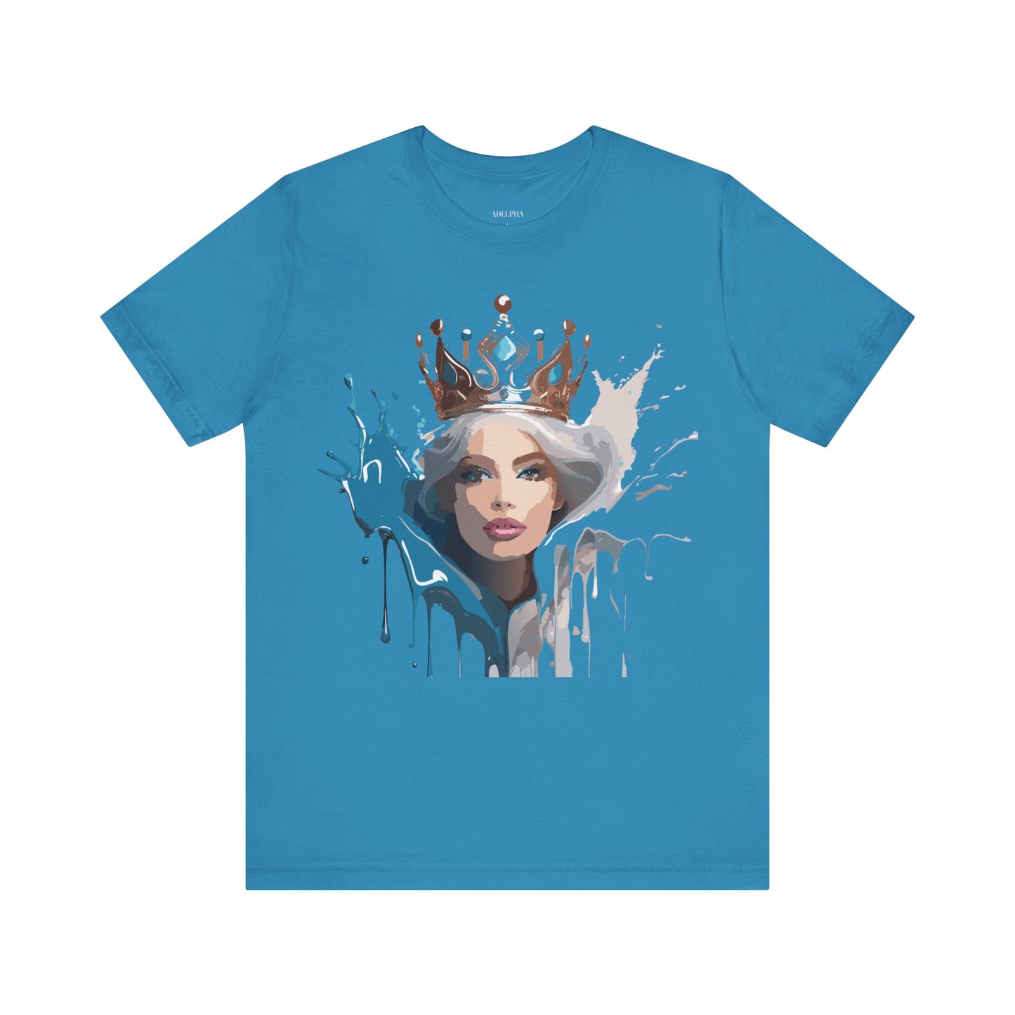 T-Shirt aus natürlicher Baumwolle – Queen Collection