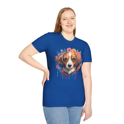 Unisex Dog Shirt Animal Print Tee Gildan Softstyle 64000 Cotton