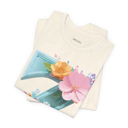 Natural Cotton Tee Shirt - Letters Collection - Z Printify
