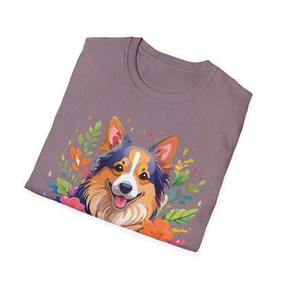 Dog Shirt Unisex Animal Tee Softstyle Gildan 64000 Cotton Tee