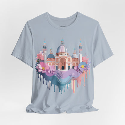 Natural Cotton Tee Shirt - Beautiful Places Collection - Venice Printify