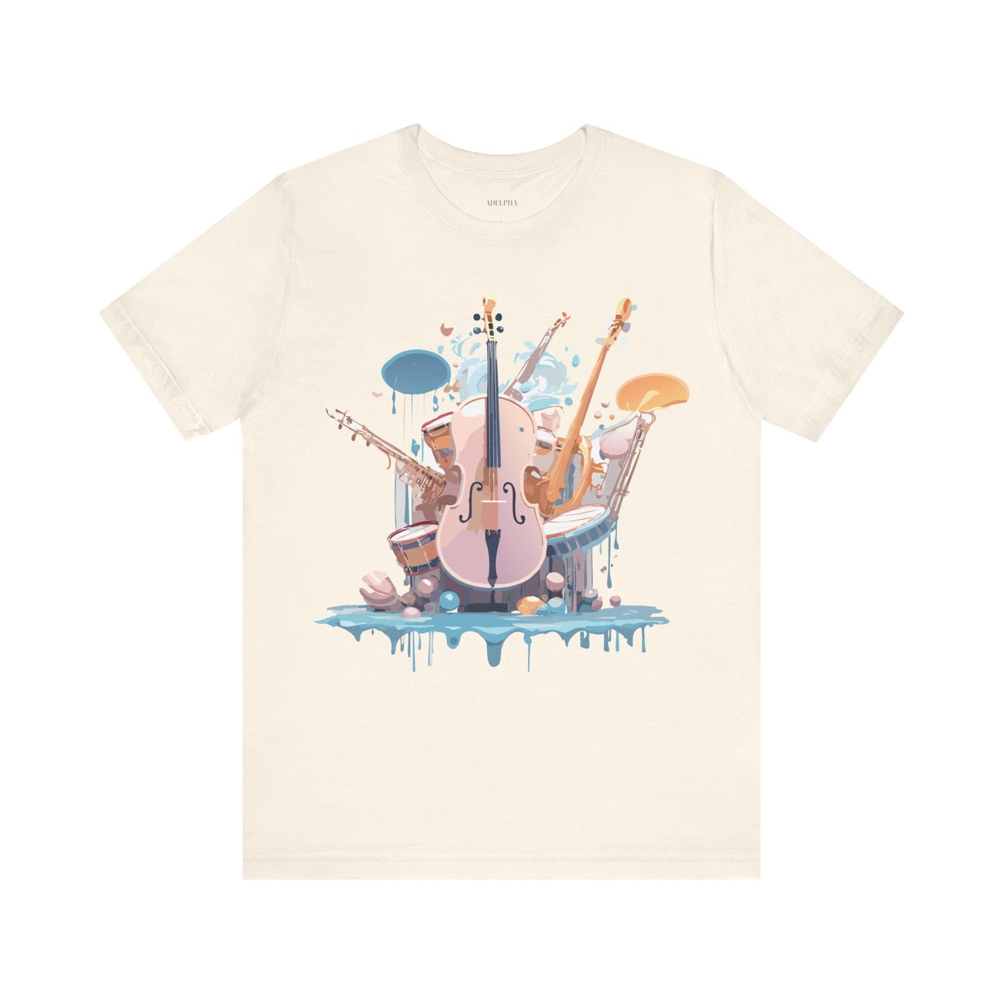 Natural Cotton Tee Shirt - Music collection