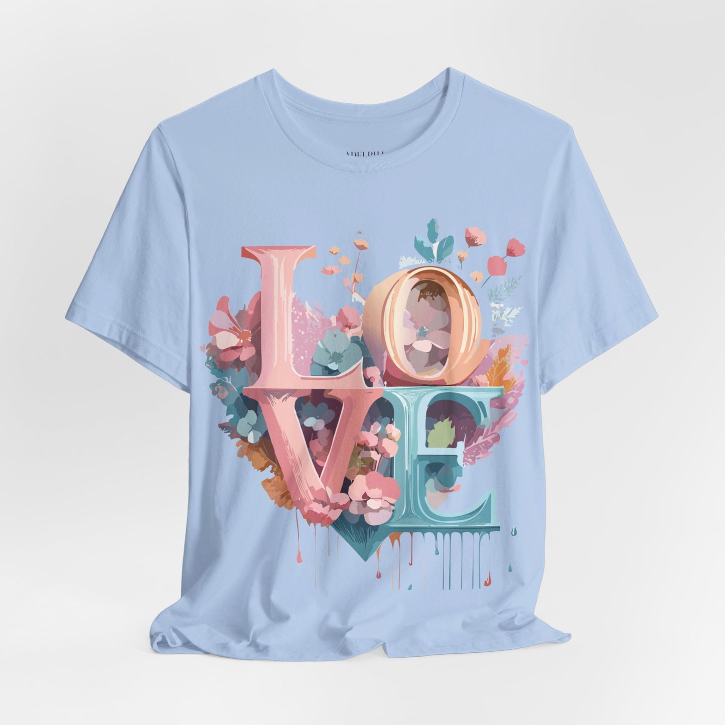 Natural Cotton Tee Shirt - Love story Collection