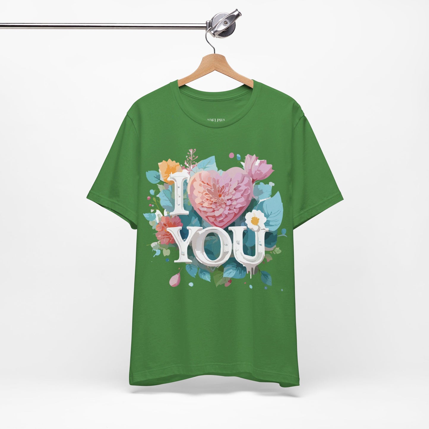 T-Shirt aus natürlicher Baumwolle – Love Story Collection