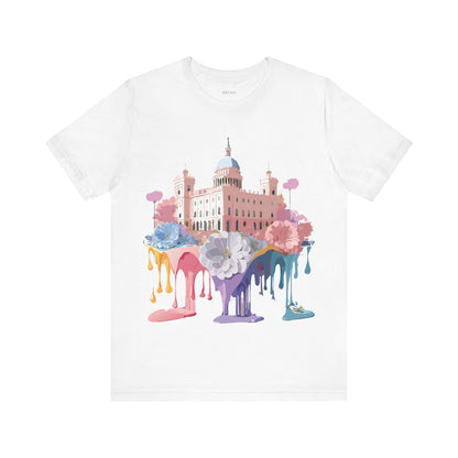 Natural Cotton Tee Shirt - Beautiful Places Collection - Madrid Printify