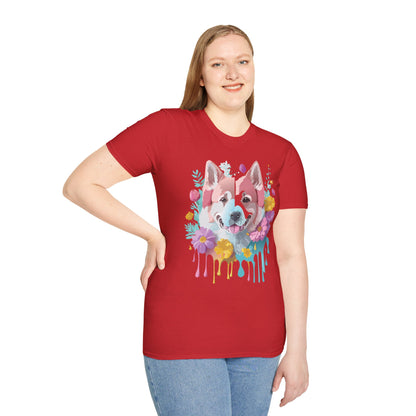 Dog Shirt Unisex Tee Softstyle Cotton Comfort for Animal Lovers