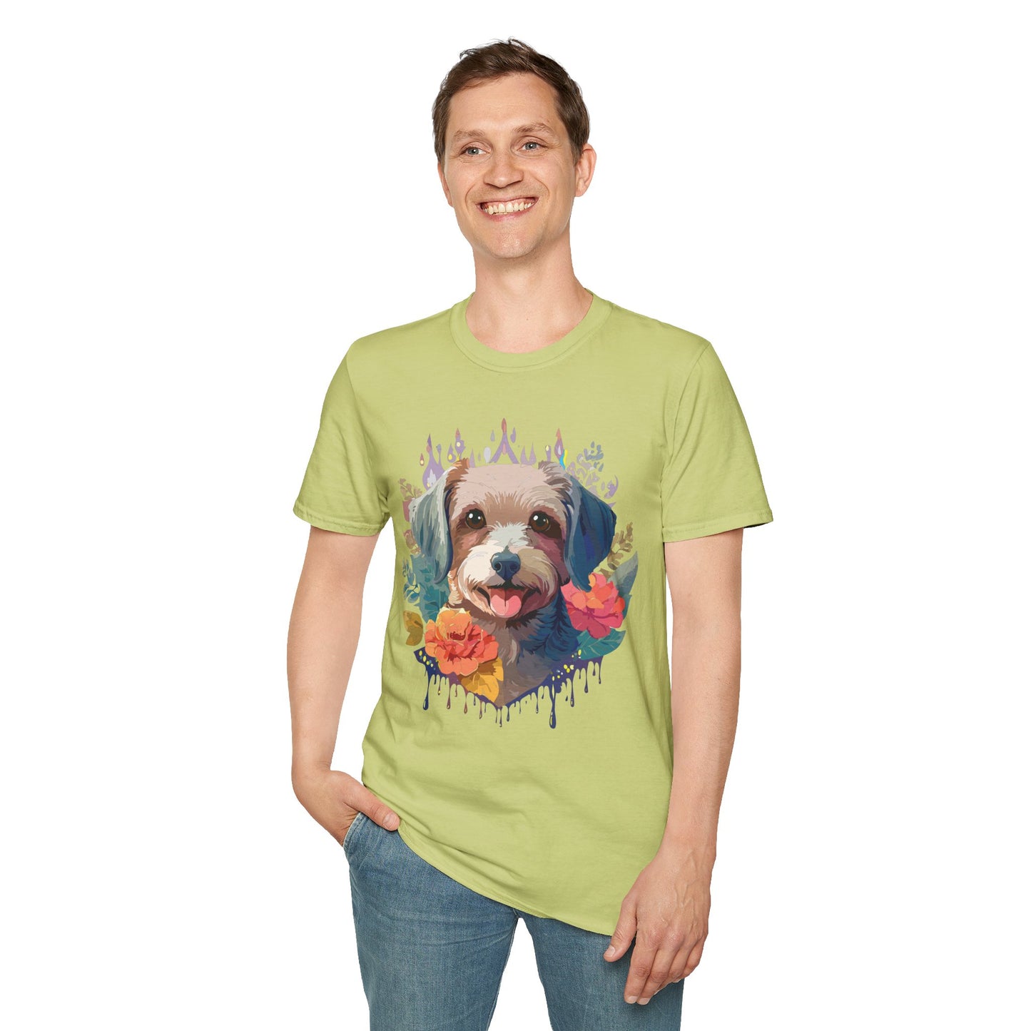 Dog Shirt, Shirt with Dog, Animal Tee, Shirt with Animals