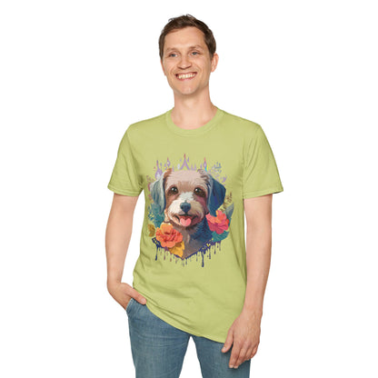 Dog Shirt Unisex Animal Tee Gildan Softstyle 64000 Short Sleeve Tee