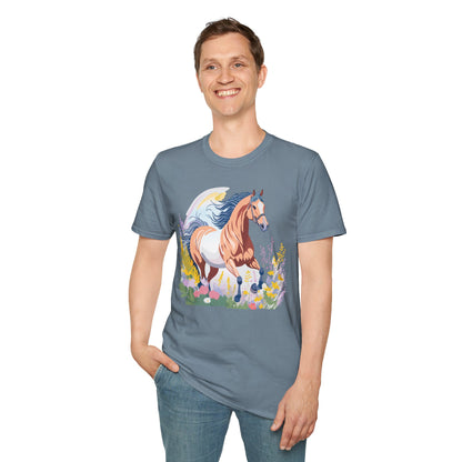 Horse Shirt Unisex Gildan Softstyle Tee 100 Ring Spun Cotton