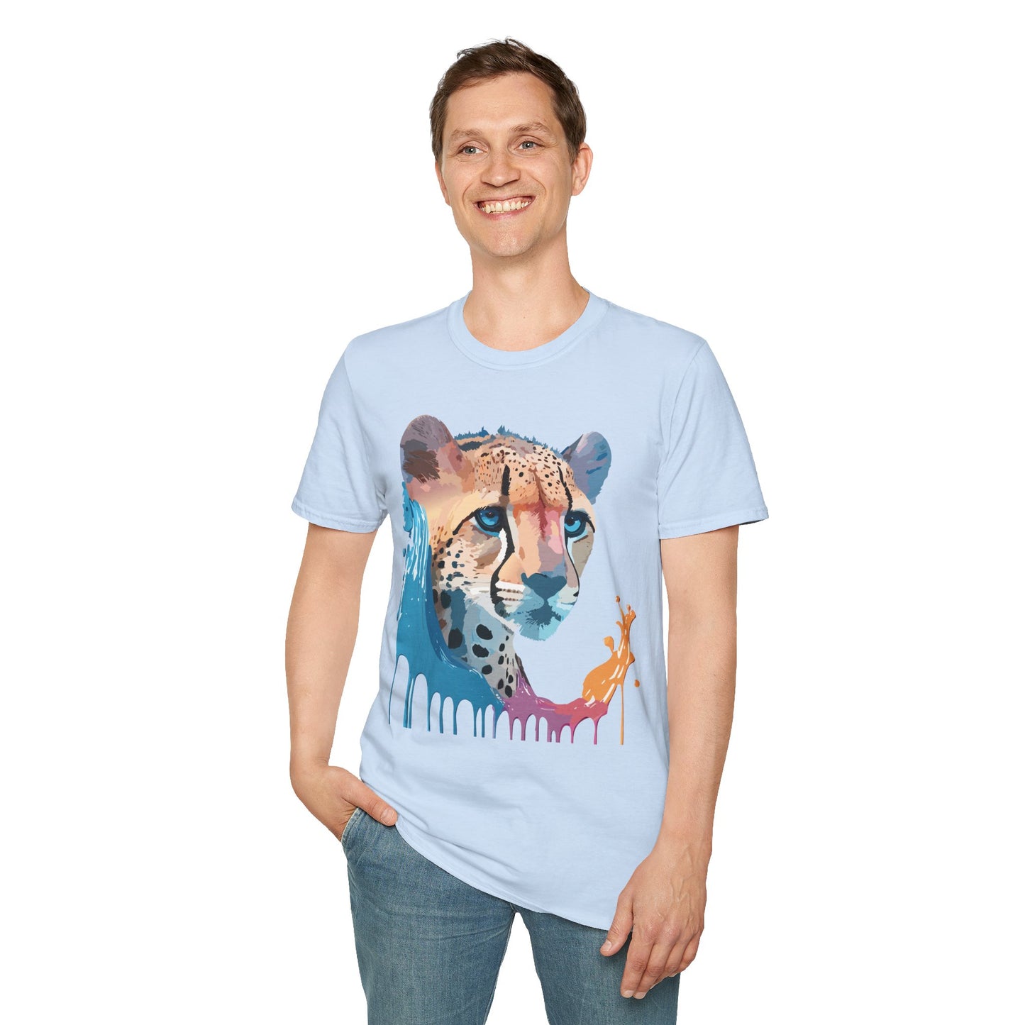 Cheetah Shirt, Shirt with Cheetah, Cheetah Tee, Shirt with Animals