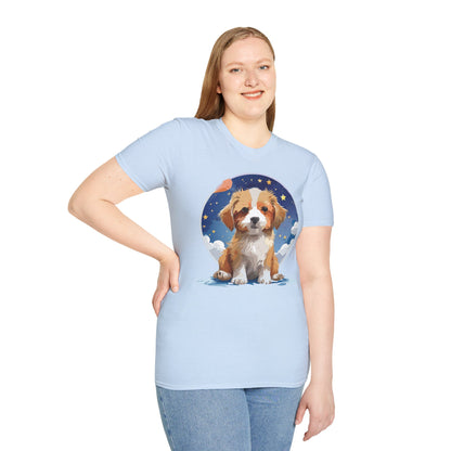 Dog Shirt Unisex Animal Tee Gildan Softstyle 64000 Short Sleeve Comfort