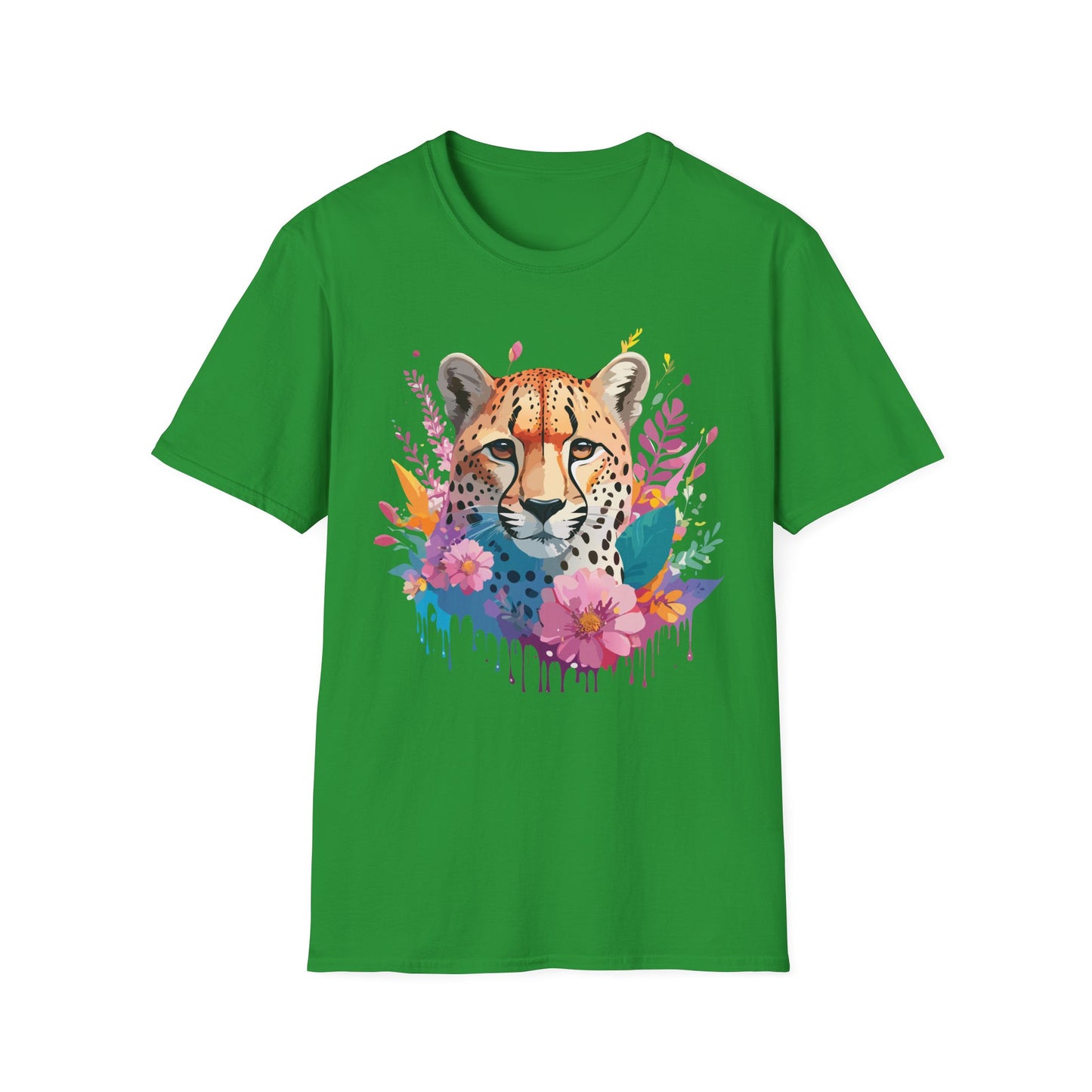 Cheetah Shirt, Shirt with Cheetah, Cheetah Tee, Shirt with Animals