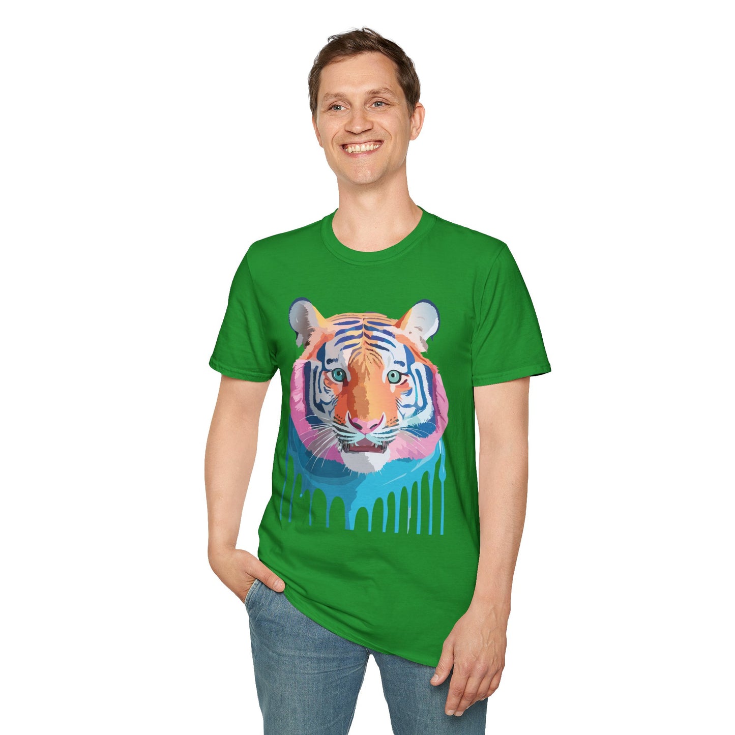 Tiger Shirt, Shirt with Tiger, Animal Tee, Shirt with Animals