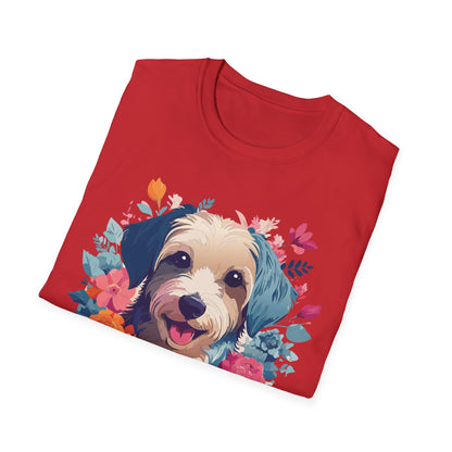 Dog Shirt Unisex Animal Tee Made From 100 Percent Ring Spun Cotton