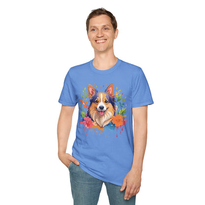 Dog Shirt Unisex Animal Tee Softstyle Gildan 64000 Cotton Tee