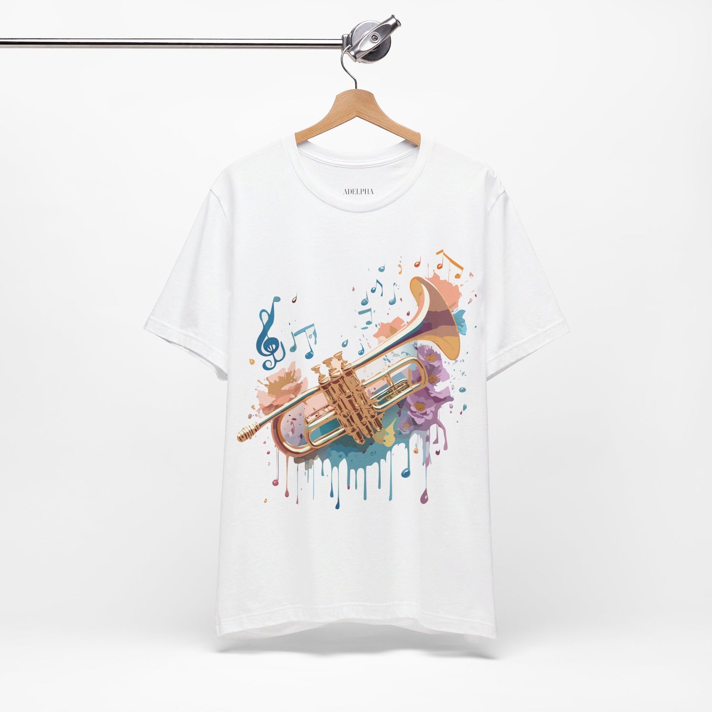 T-Shirt aus natürlicher Baumwolle – Musikkollektion