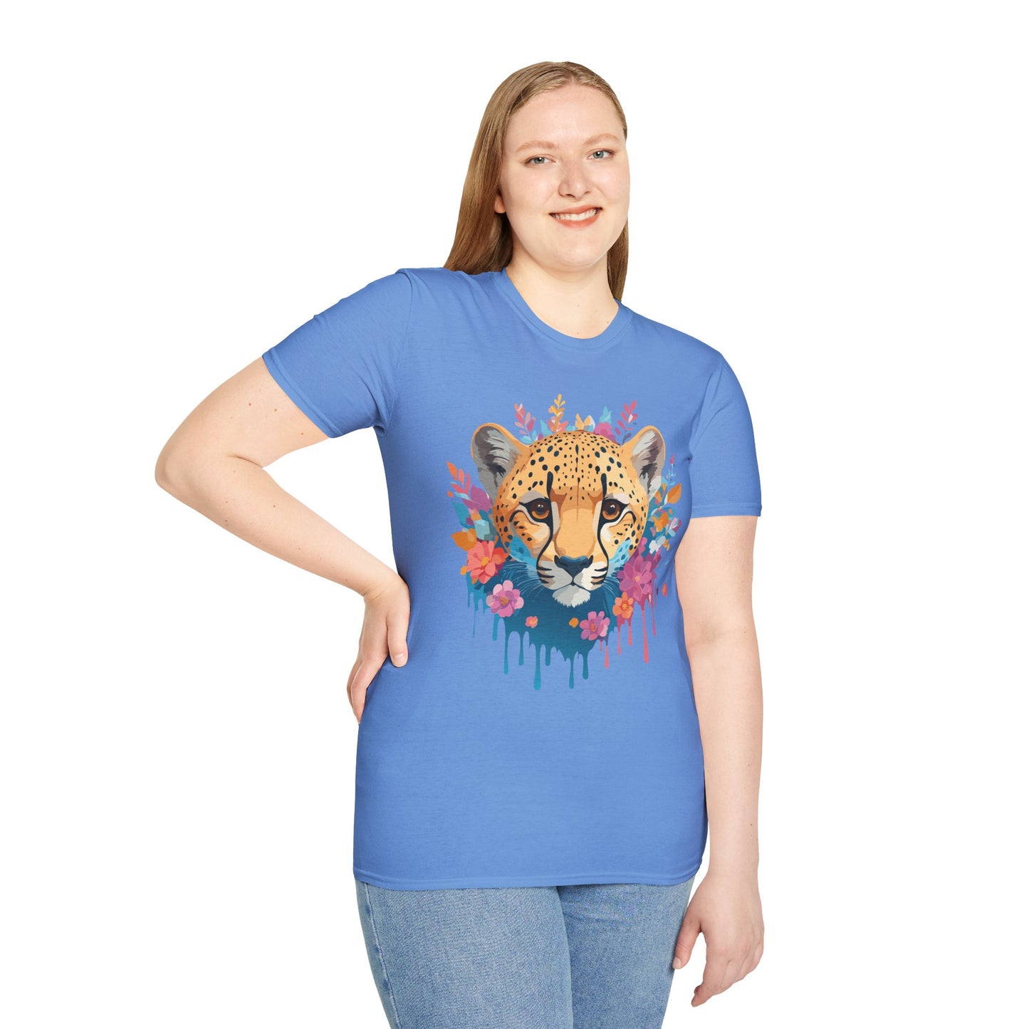Cheetah Shirt, Shirt with Cheetah, Cheetah Tee, Shirt with Animals