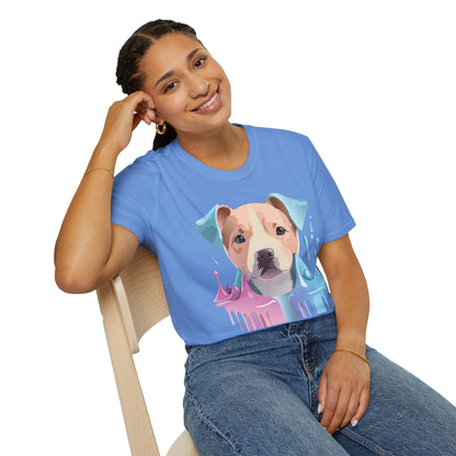 Dog Shirt Unisex Animal Tee Softstyle Gildan 64000 Cotton Tee