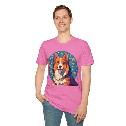 Unisex Dog Shirt Animal Print Tee Gildan Softstyle 64000 Tee