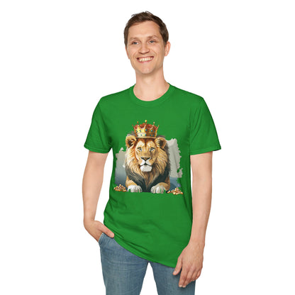 Lion Shirt Unisex Animal Tee Gildan Softstyle 64000 Comfort Fit