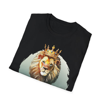 Unisex Lion Shirt Animal Tee Softstyle Gildan 64000 100 Percent Cotton Tee